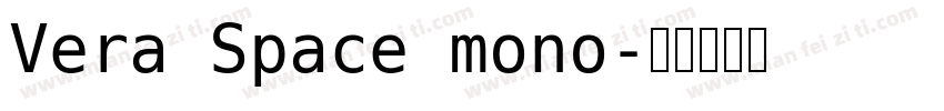 Vera Space mono字体转换